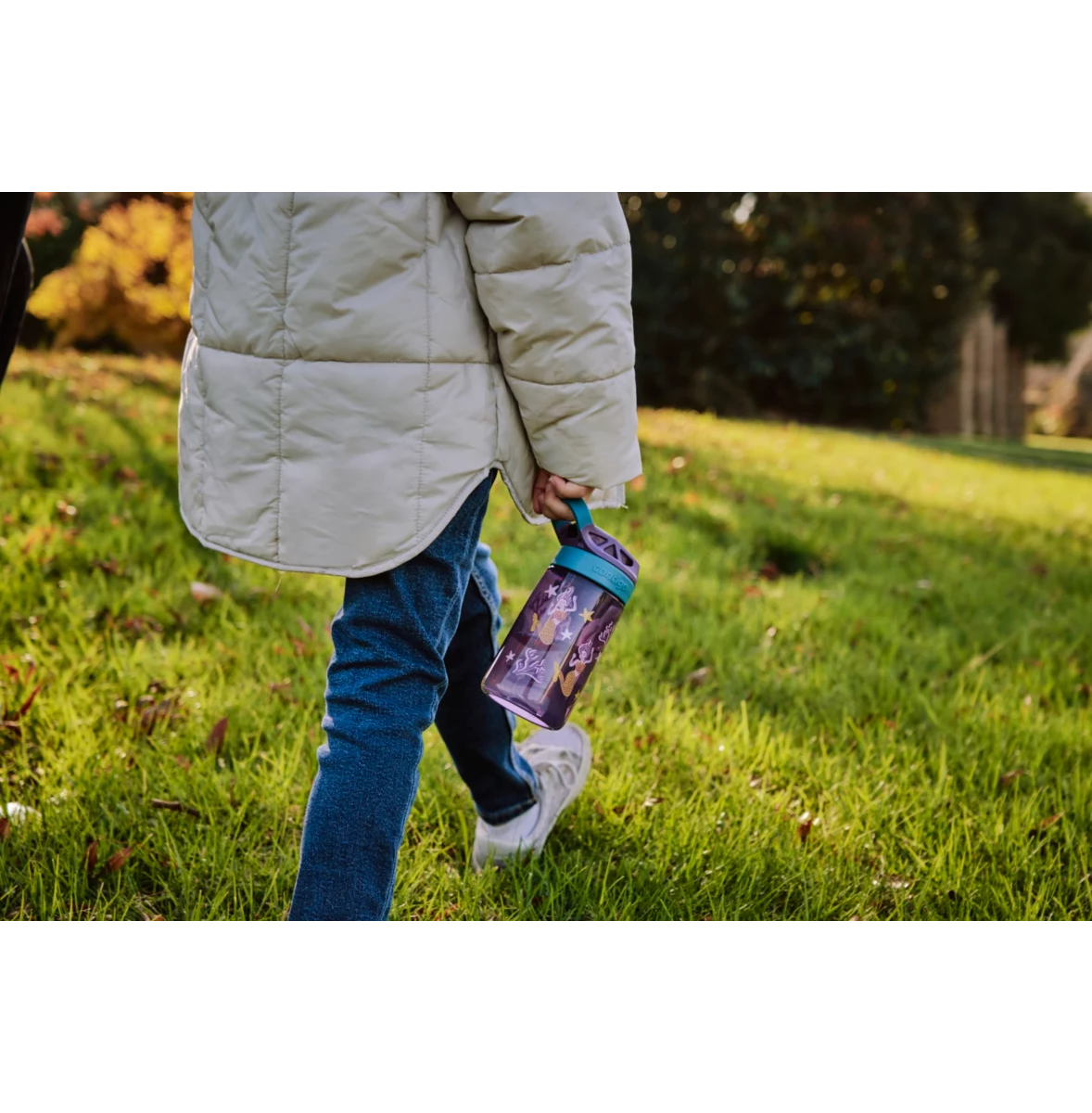 Contigo Easy Clean AUTOSPOUT™ Kids Water Bottle, 420 ml (mermaids)